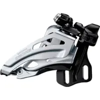 Shimano Deore Front Pull Fd-m617 Side Swing 66-69° E-type Front Derailleur Argenté 2 x 10s