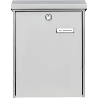 Burg wachter Boîte aux lettres Oslo 3767 Ni Acier inoxydable Argenté
