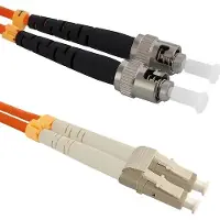 Qoltec Câble patch fibre optique LC-ST duplex 2 m OM2