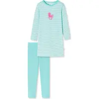 Schiesser Pyjama 'Pony World' turquoise / rose / blanc