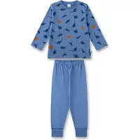 Sanetta Pyjama bleu marine / saphir / saumon