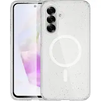 IMoshion Coque Pailletée avec MagSafe pour Samsung Galaxy A36 - Paillettes Transparent