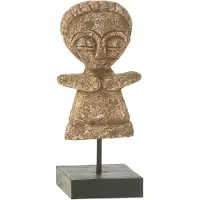 J-Line Statue ying bois d'albasia naturel small