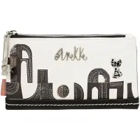 Anekke porte-monnaie Peace & Love Nature Sixties RFID Wallet Black & White multicolore