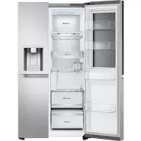 LG GSXE90BSAD Réfrigérateur Américain avec InstaView 628 L Classe D - Inox