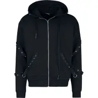 Heartless Sweat-shirt zippé à capuche Gothic de - Cosmo Hood - M - XL - pour Homme - noir - Taille XL