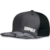 Rapala Lure Camo Flat Brim Snapback Cap Noir