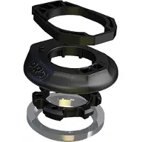 Pro Par casque Câblage interne 1,5 po Argent 1,5 po Argent 1,5 po