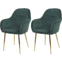 Mendler Chaise de salle à manger -F18 (lot de 2)