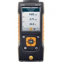 Testo Appareil de mesure de pression 440 dP Pression atmosphérique, éclairement, CO2, température, vitesse du vent -150
