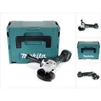 Makita DGA 517 ZJ Meuleuse d'angle sans fil 18V 125mm + Coffret de transport Makpac 3 - sans Batterie, sans Chargeur