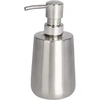 Wenko 22607100 Solid Distributeur De Savon Acier Inoxydable Satiné 10,9 X 8,0 X 16,1 Cm