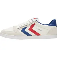 Hummel Chaussure de sport 'Stadil' bleu marine / gris argenté / gris clair / rouge feu / blanc