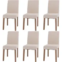 MCW Chaise de salle à manger Littau Chenille (lot de 6)