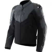 Dainese Iperattiva, Veste en cuir-textile ,Noir ,50
