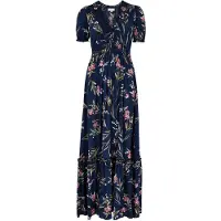 Apricot Robe d’été bleu marine / olive / rose / blanc