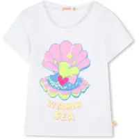 Billieblush U20923 Short Sleeve T-shirt Blanc 4 Years Fille