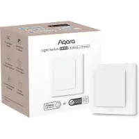 Aqara Interrupteur H2 EU, sans fil, Bluetooth / Wi-Fi, blanc, 1 canal, 2405 - 2480 MHz, boutons
