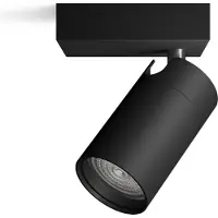 Philips Spots de plafond/mur Idris, Spot pour rail, GU10, 1 ampoule, LED, 220-240 V, Noir