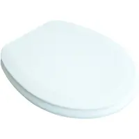 ADOB Siège de WC rembourré PREMIUM, blanc, A69502