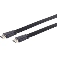 Shiverpeaks S/CONN maximum connectivity Câble de connexion HDMI-HDMI A mâle vers HDMI A mâle, contact plaqué or (0.50 m), Câble vidéo, Noir, Multicolore