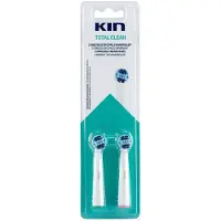 Kin Têtes de brosses électriques universelles Total Clean - Lot de 2