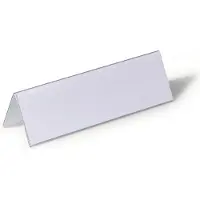 Durable 805219 boite de 25 porte-noms de table 61 x 210 mm 496408