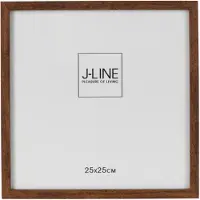 J-Line Photo frame basic wood dark brown large