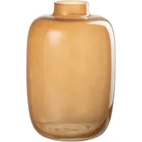 J-Line Vase rita verre orange small
