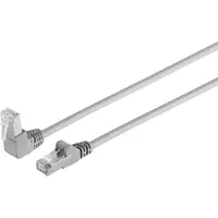 S-Impuls Câble patch cat 6 S/FTP PIMF 90° droit 3,0 m, 1 pièce.