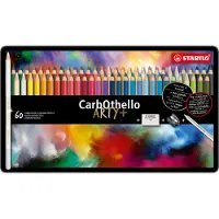 Stabilo CarbOthello ARTY+ Boîte métal de 60 crayons-craie pastel