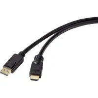 Renkforce RF-4581868 HDMI-Kabel 7,5 m HDMI Typ A (Standard) Schwarz (RF-4581868)