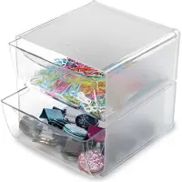 Deflecto Organisationsbox Cube (15.30 x 15.30 x 18.20 cm)