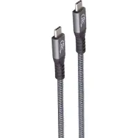 Shiverpeaks BS13-68020 Câble USB 1 m USB4 Gen 3x2 USB C Gris (BS13-68020)