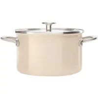 KitchenAid Cocotte KitchenAid Almond Cream 20cm