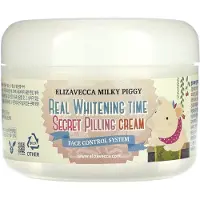 Elizavecca , Milky Piggy, Crème Secrète Peeling, Système de Contrôle du Visage, 3,53 oz (100 g)