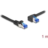 DeLOCK RJ45 NWK Cat.6A S/FTP gerade/links gewinkelt 1 m