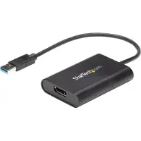 StarTech.com USB32DPES2 Adaptateur USB 3.0 vers 4K 30Hz et Carte graphique externe USB 3.0 vers 4K Noir