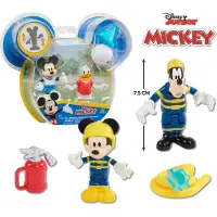 Mickey Mouse Mickey – Blister 2 figurines articulées 7.5 cm avec accessoires - Asst