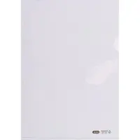 Pierre by Elba Pochette transparente Premium, DIN A4, PVC, transparent, indélébile, en film PVC, avec trou de (A4, 100x)