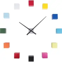 Karlsson - Horloge murale DIY Cubic - Multicolore
