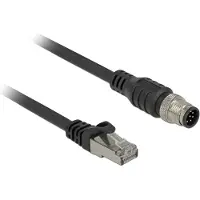 DeLOCK Câble RJ45 vers M12 8 broches codage A Cat.5e -