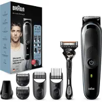 Braun Tout-en-un MGK5355 Noir, Bleu