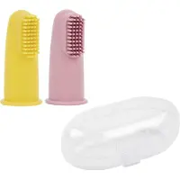 Nattou Aide au brossage des dents, set de 2 avec boîte de rangement