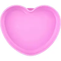 Chicco Assiette Coeur en Silicone pour Filles