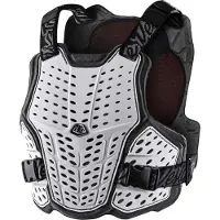 Troy Lee Designs Rockfight Ce Flex Gilet de protection Blanc, Orange, Noir XS-S Blanc, Orange, Noir XS-S
