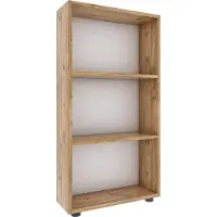 VCM Bois Rangement Étagère sur pied Bibliothèque Déco Livres Étagère sur pied Bulas 3 compartiments Bois Rangement Étagère sur pied Bibliothèque Déco Livres Étagère sur pied Bulas 3 compartiments