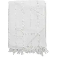 Bloomingville Niccoline Plaid | Blanc | Coton | 82059596