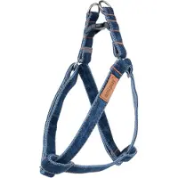 Amiplay Denim 30/55x1.5 Cm Dog Harness Bleu