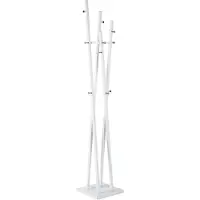Haku Porte-manteau | 35 x 35 x 192 cm | Blanc